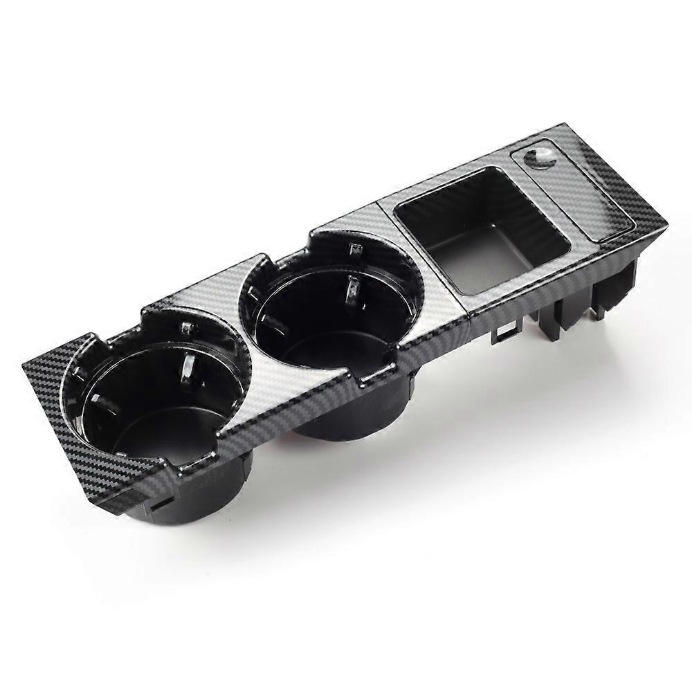 New Double Hole Car Styling Front Center Console Storage Box Coin + Cup Holder For BMW E46 Series 1998-2006 51168217953
