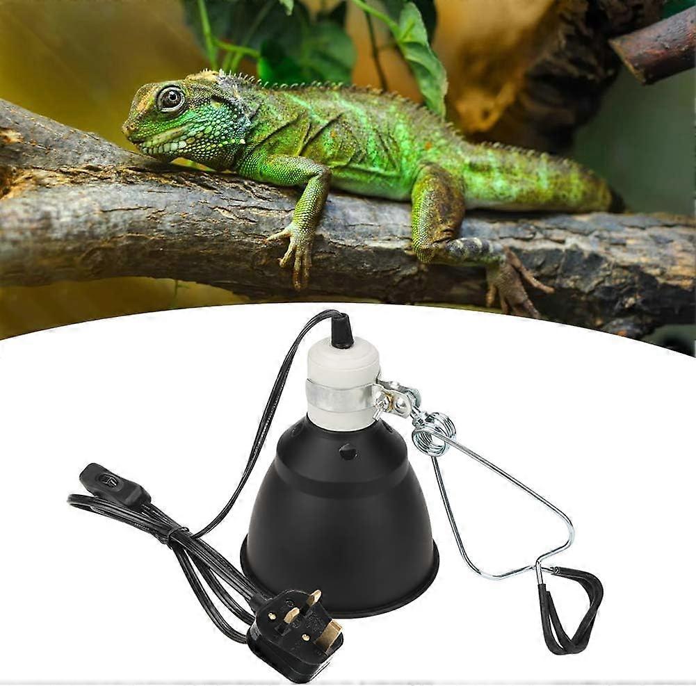 Reptile heating UVA / UVB lamp holder - European plug, 300W reptile h