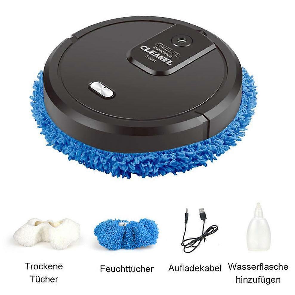 Fully automatic intelligent floor cleaning machine - Piano Black