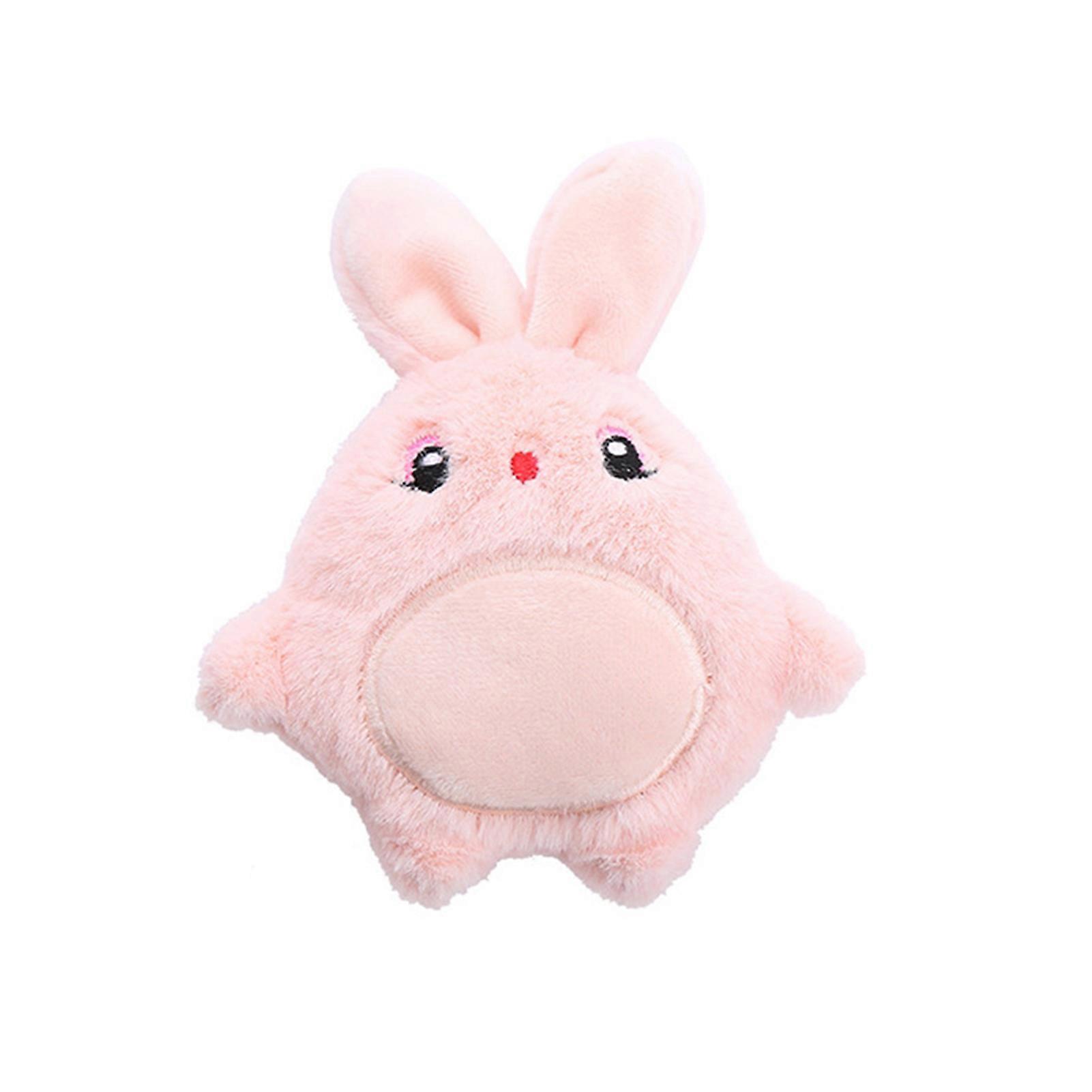 Cat Plush Toy Sound Design Bite-Resistant PP Cotton Filling Cat Plaything Doll Toy Cartoon Rabbit Panda Owl Shape Cat Toy