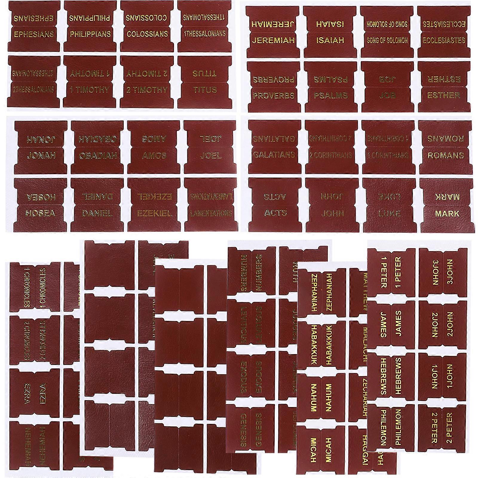 10 coli File index biblic Filele biblice din piele Filele de studiu biblic Filele biblice convenabile Autocolante biblice mici