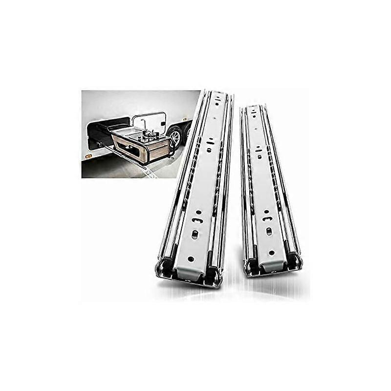 Heavy Duty Drawer Slides 400mm, Full Extension Ball Bearing Drawer Slide Rail, Load Capacity 68kg 1 Pair