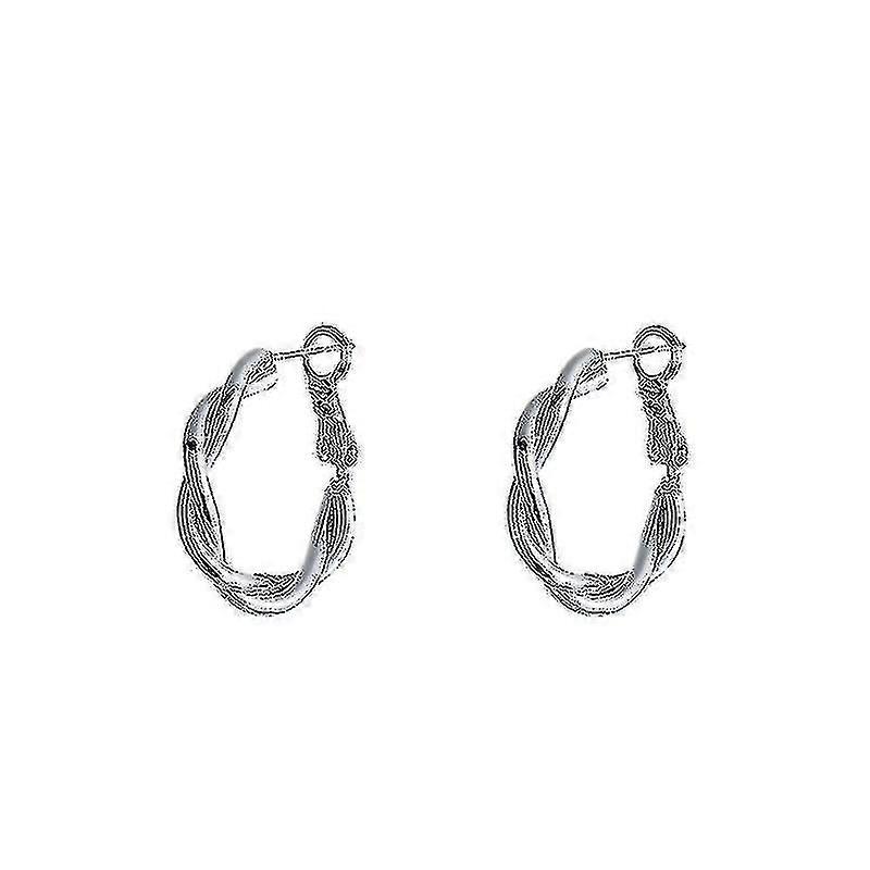 tykke små hoop øredobber