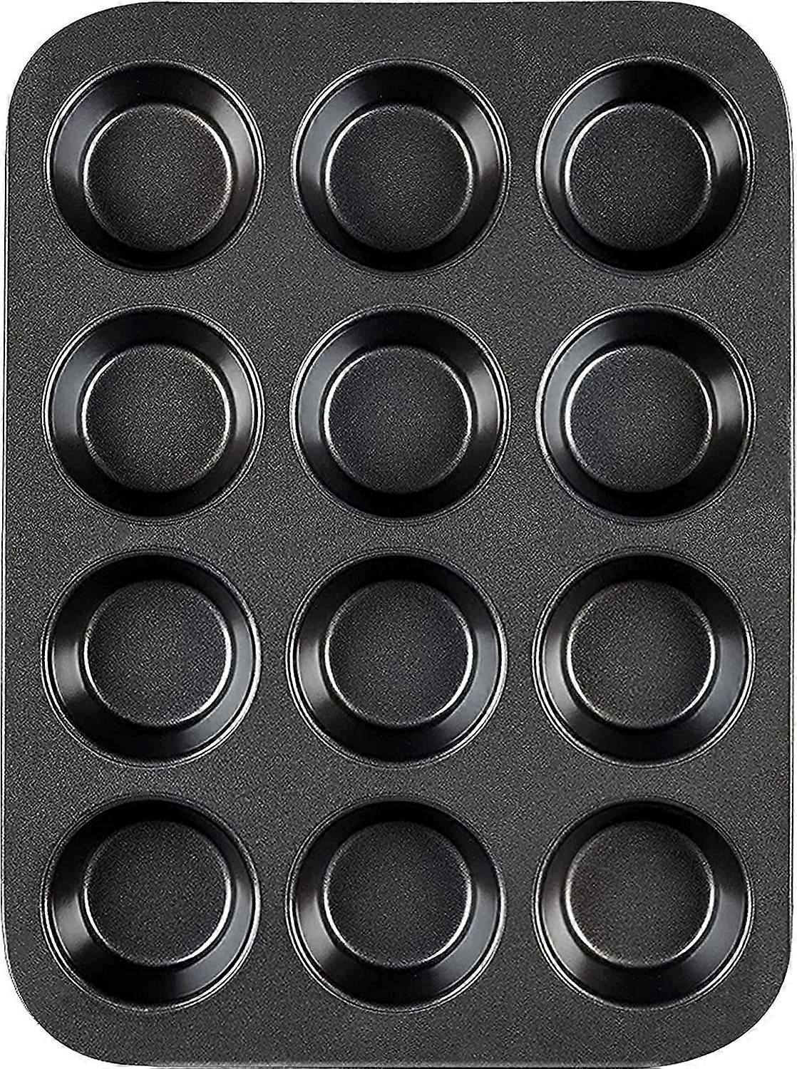 Pie and quiche molds Muffin tray muffin pan for 12 muffins steel muffin tray with good non-stick coa