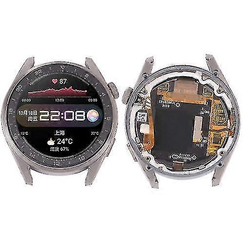 Replacement Lcd Screen And Digitizer Complete Assembly With Frame Compatible With Huawei Watch 3 Pro