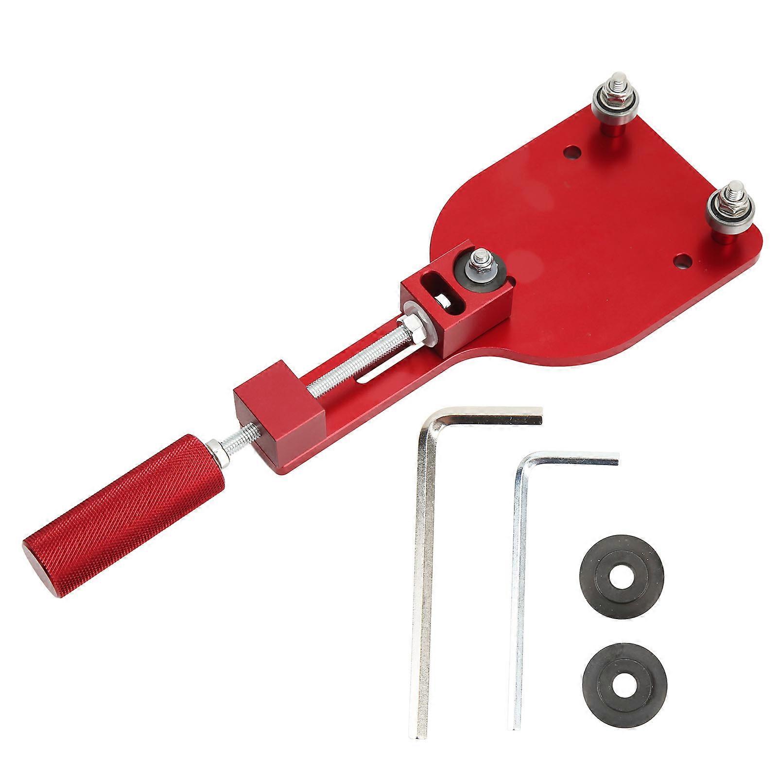 Oil Filter Cutter Zinc Alloy High Efficiency 77750 Easy To Operate for 23/8in to 5in Filter Cutting Range Red
