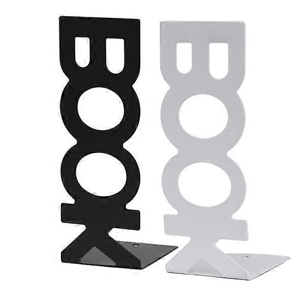 2 pcs Classic decorative bookend Magazine holder Stylish standing bookend with 4 non-slip mats Heavy Duty bookend