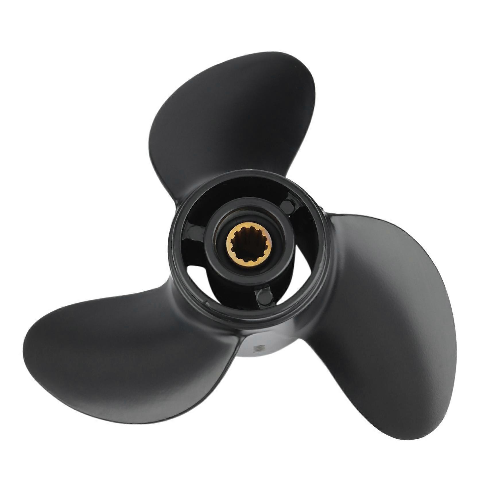 Outboard Propeller for Tohatsu Mercury Mariner 4Hp 5Hp 6Hp 7.8x9 Boat Screw 3 Blade 12 Spline Marin
