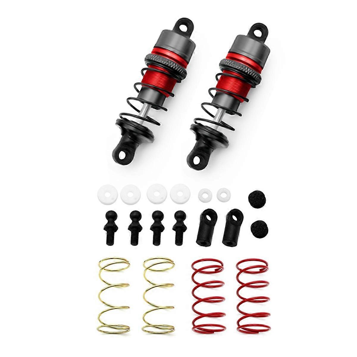 1/10 1Pair of Metal Hydraulic Shock Absorbers RC Remote Control Car Flat Racing Drift Car (63mm) Re