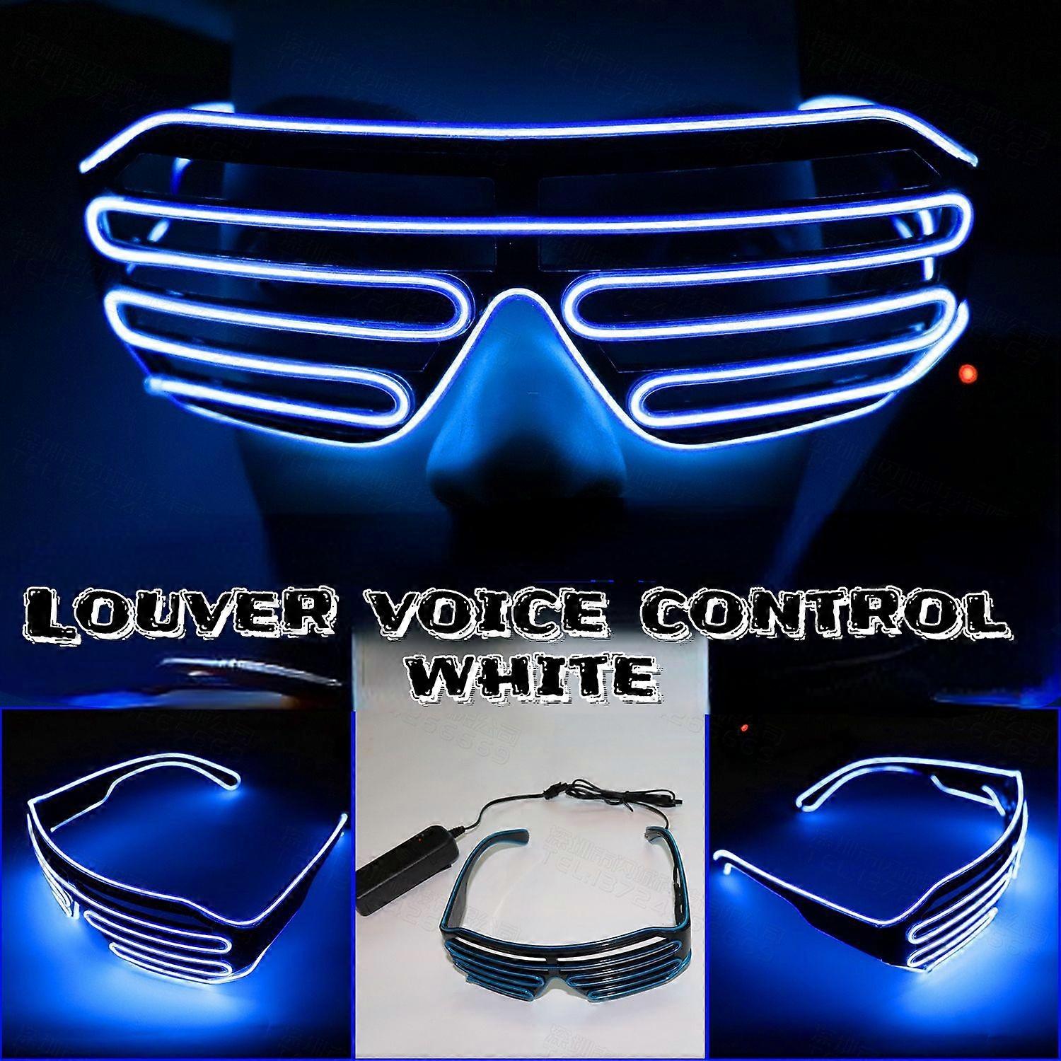 Luminous glasses LED voice control performance cheer atmosphere props bar dance