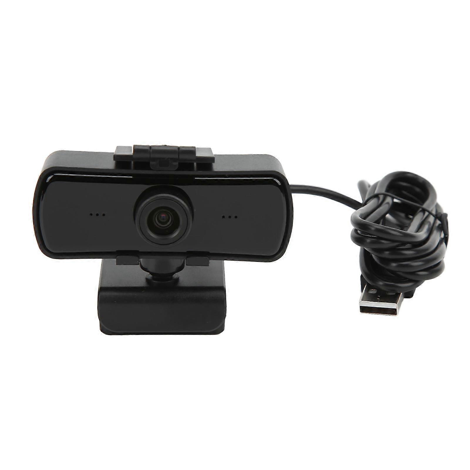 Computer Camera HD 1440p Noise Reduction USB Webcam with Mic for PC Laptop Conference Live Streaming
