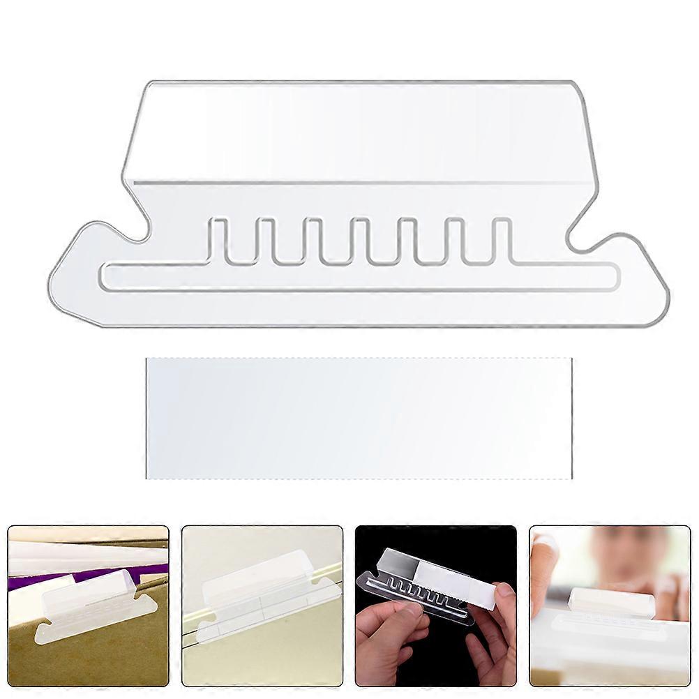 100pcs File Folder Tabs File Identification Folder Tabs Detachable File Folder Tabs