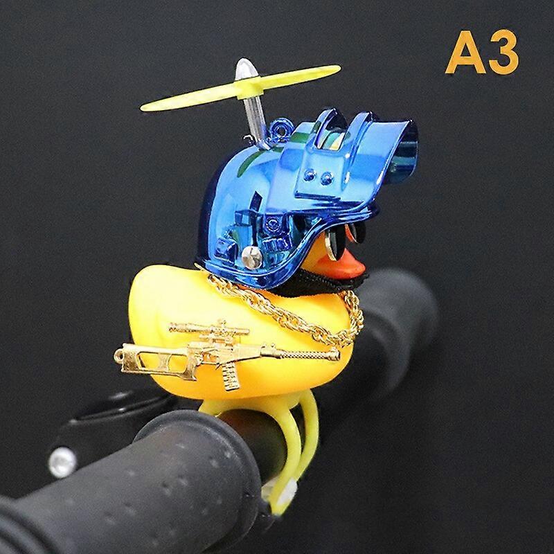Car Interior Decoration Yellow Duck with Helmet Broken Wind Bike Motor Duck The Car Auto Accessories ornament