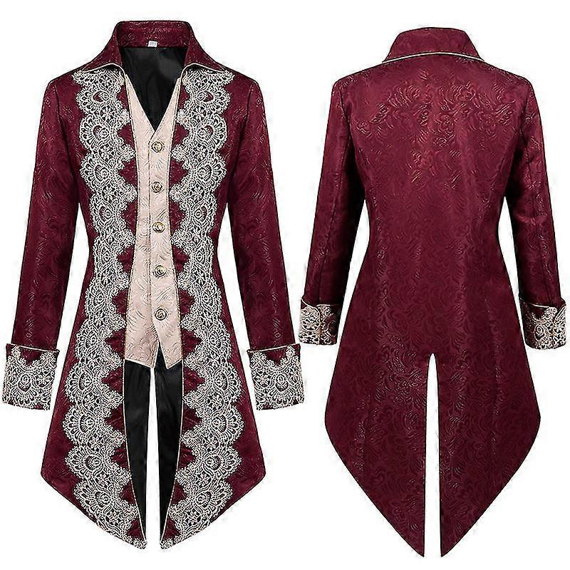 Steampunk Ceket Gotik Viktorya Dönemi Elbise Ceket Üniforma