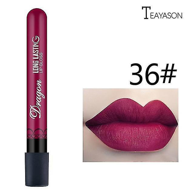Muzxr- Lip Gloss Waterproof Long Lasting Make Up Lip Gloss Pencil Kits Nude Makeup Liquid Lip Hzp