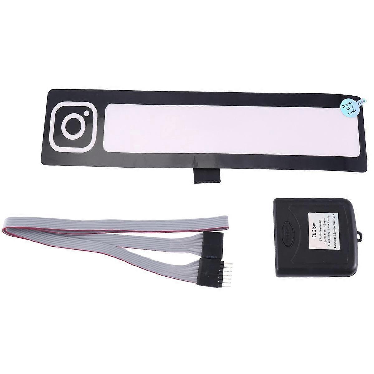 Car LED Reflective Stickers Car Window Sticker Windshield Electric Car Stickers Glow Panel Decorati