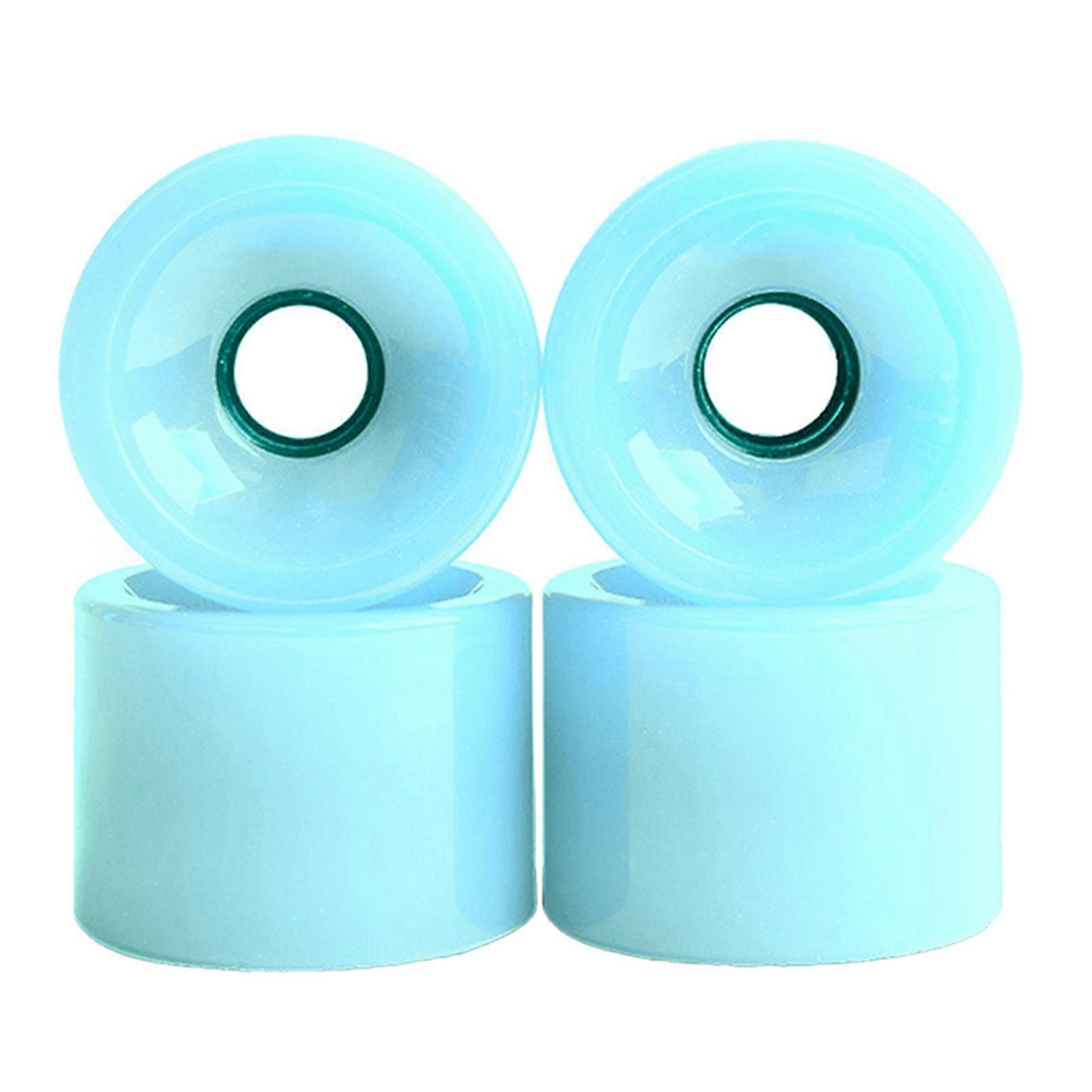70mm Durable PU Skateboard Wheels with High Elasticity Skateboard Accessories