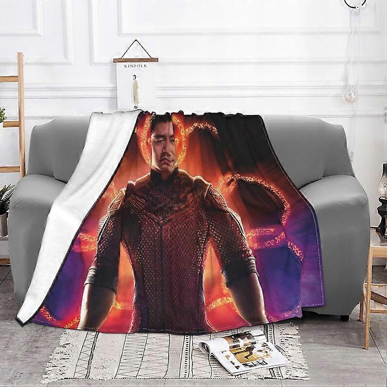 Custom Name Blanket Shang-Chi and the Legend of the Ten Rings Tapestry Personalized Blankets Birthday Gift Customized DIY