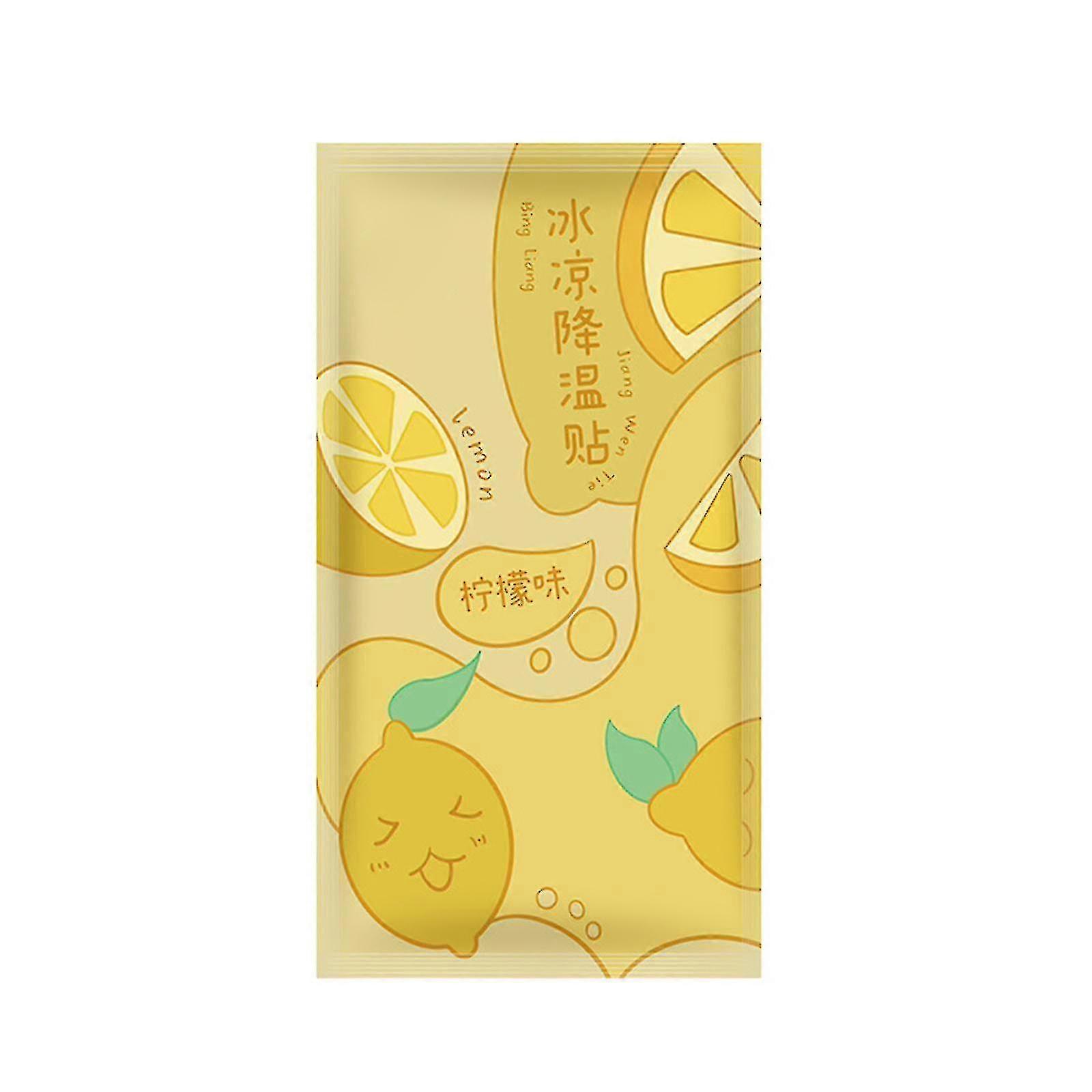 البرتقالي 20 قطعة ملصقات باردة تهدئة القطع الأثرية ملصقات باردة طلاب الصيف لتخفيف الحرارة وتبريد ملصقات تبريد الهاتف المحمول