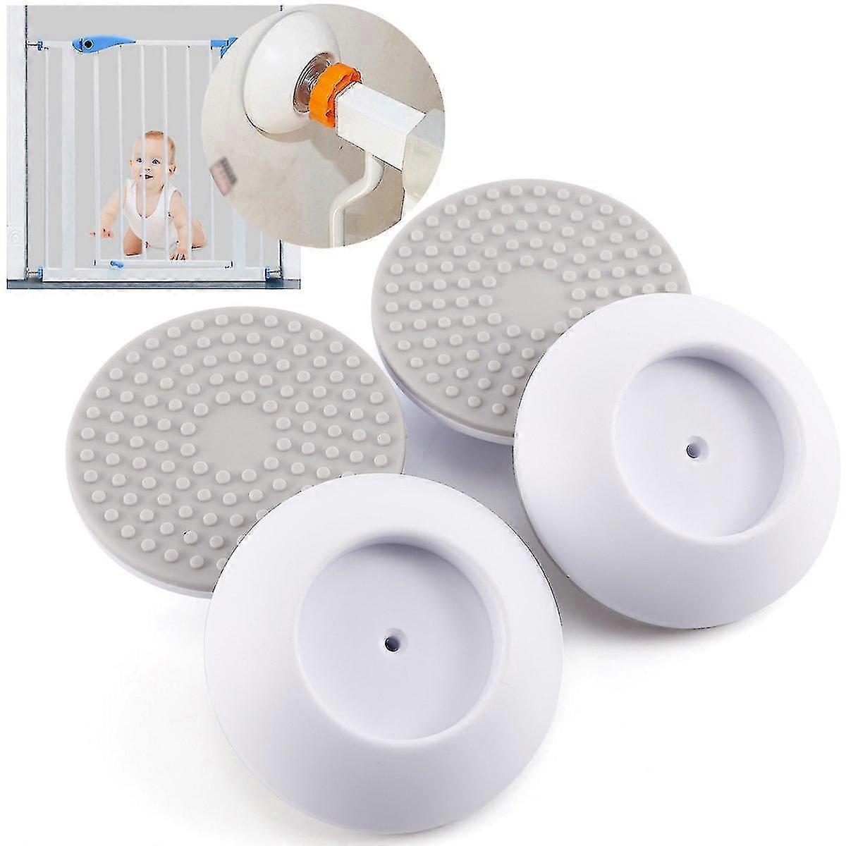 Security Protection Pads For Stair Gate Door Gate And Stairs Grille Clamp Feet