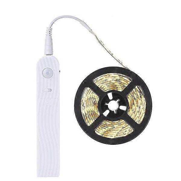 LED Under Cabinet Lighting with Motion Sensor, Dual Power Supply, Adjustable Delay Settings, Waterproof, Easy Installation