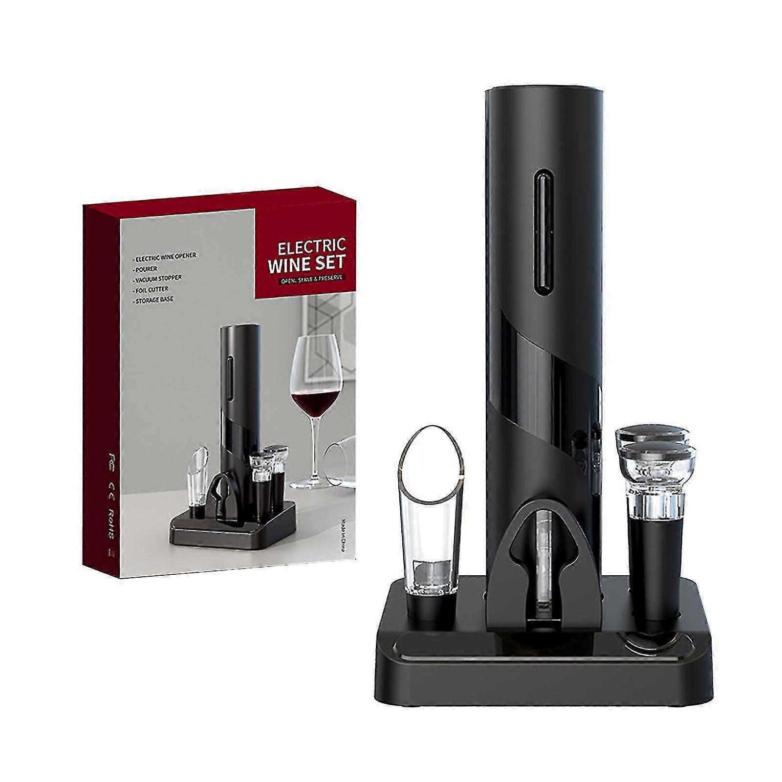 Electric Wine Opener Automatic Bottle Opener Corkscrew Wine Openers Abs Rechargeable Motorized Reusable Home Wine Opener Perfect Gifts For Wine Lovers