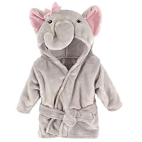 Baby Unisex Baby Plush Animal Nightgown, Pretty Elephant, One Size, 0-9 Months