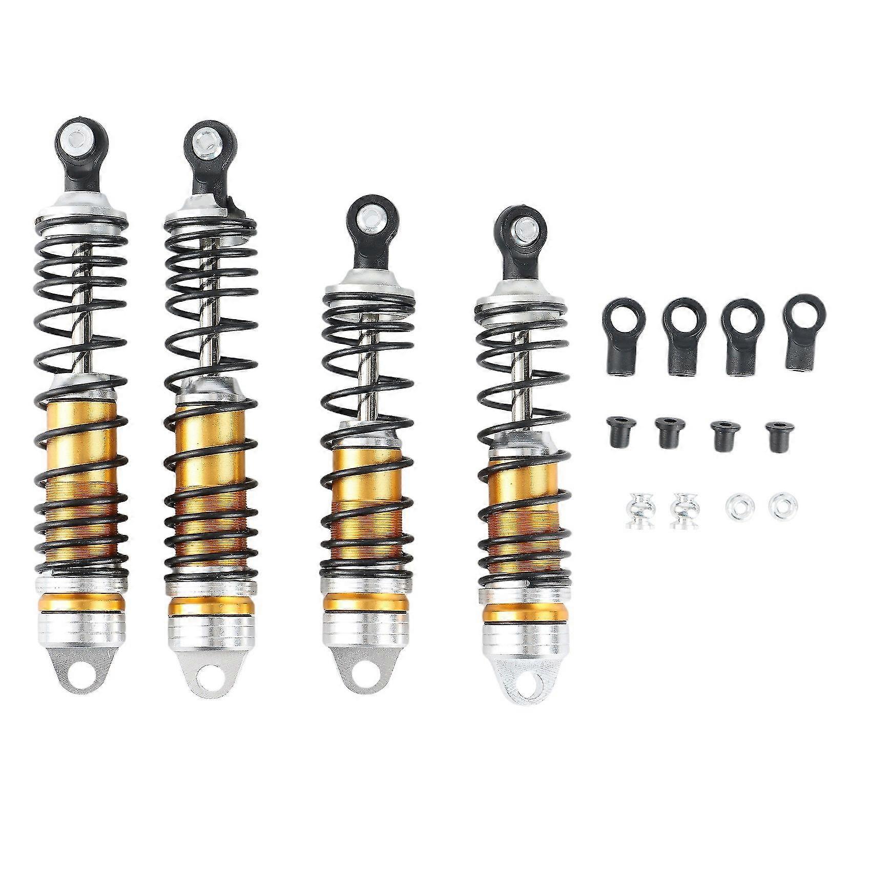 4pcs Metal Front & Rear Shock Absorbers For Traxxas Slash 4wd 2wd Stampede Hoss 1/10 Rc Car Upgrade