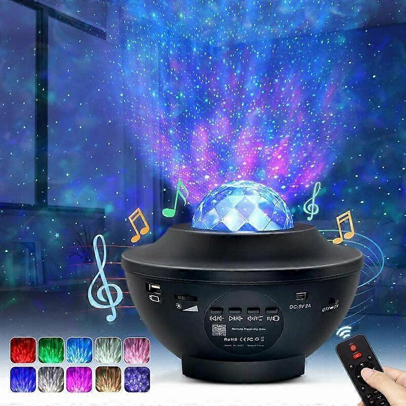 LED Star Projector Light, Rotating Night Light Projector, Ocean Star Ceiling Lamp Projector