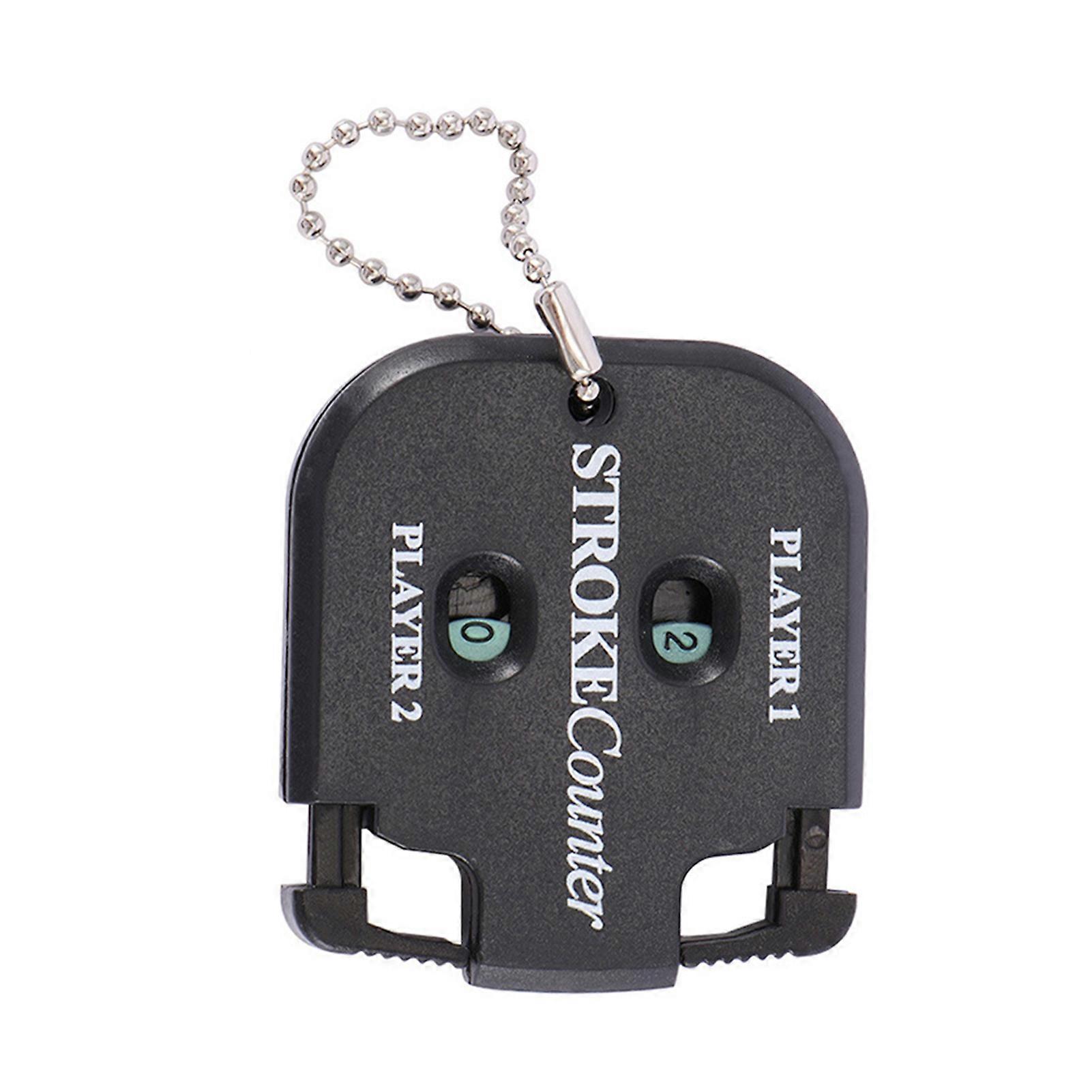Golf Scorer Mini Handy Golf Shot Count Stroke Putt Score Counter Two Digits Scoring Keeper With Key Chain Golf Training Golf Accessories KAESI