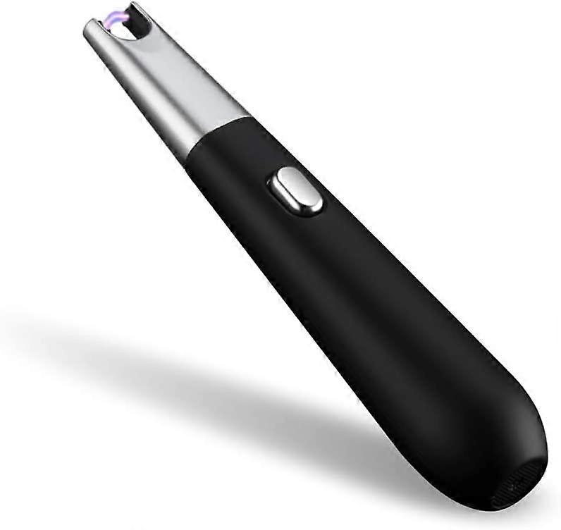 Black Electric Arc Lighter Flameless Windproof Plasma Lighters