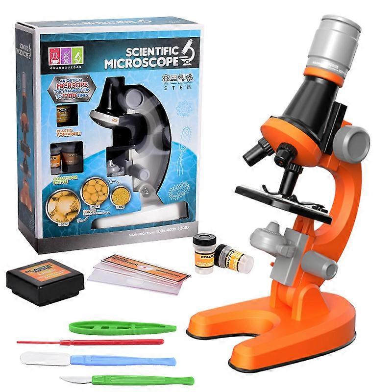 Biological Microscope 1200x Science Educatief LED Kit Lab Home Microscope