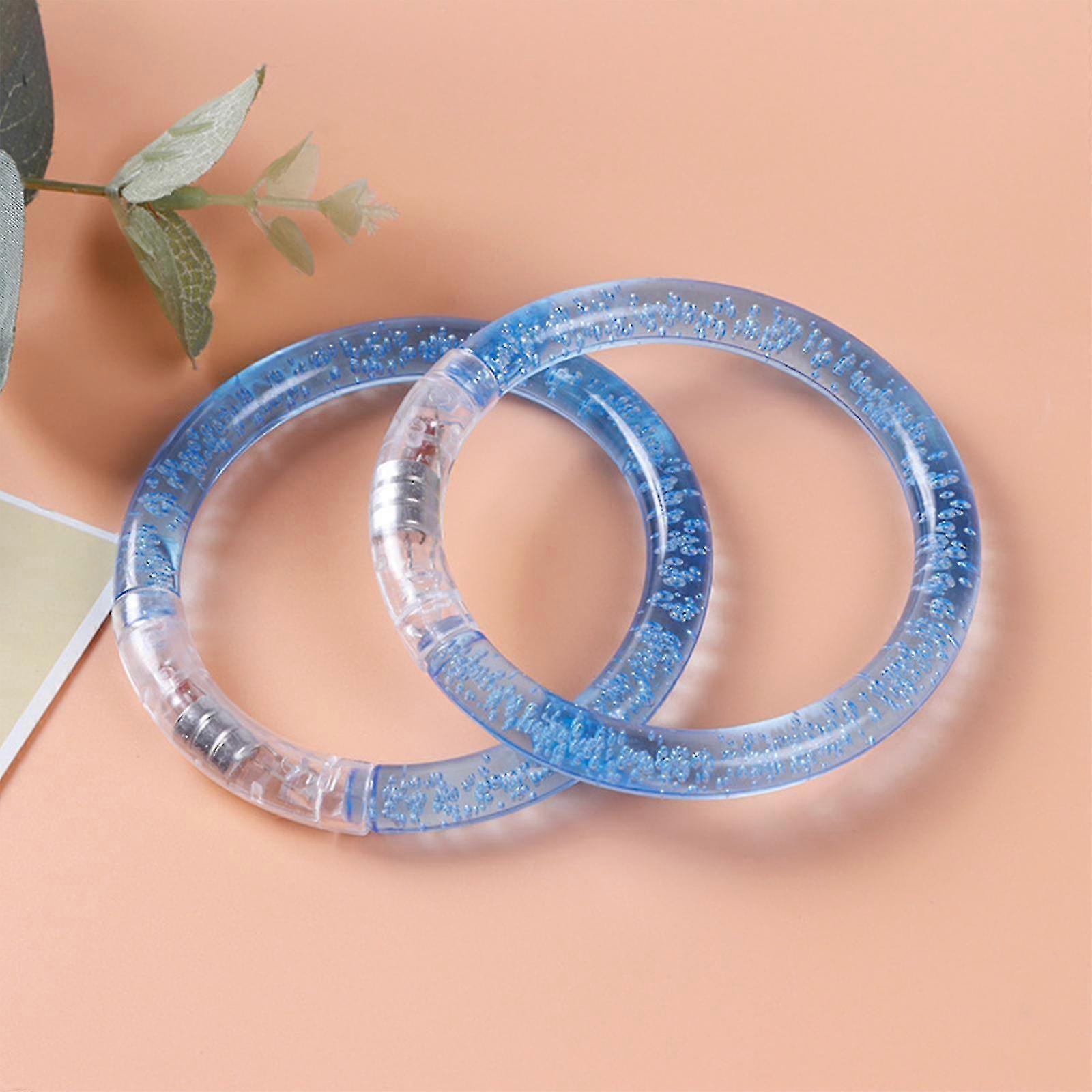 6pcs Led Bracelet Set, Light Bracelets Glow Sticks For Child, Light Sticks For Party Decor/christmas/halloween/new Year's Eve Party