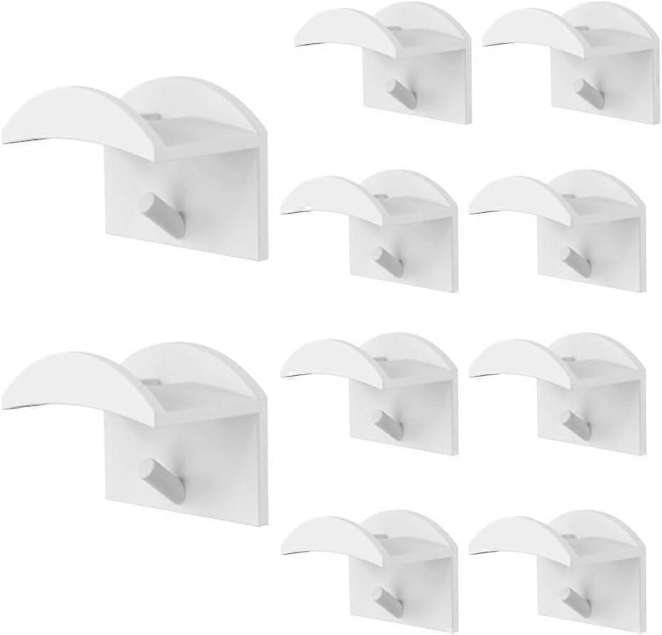 10 Hat Hook,Hat Hooks Wall Mount,wall mounted baseball cap racks,easy installation,no drilling,cap holder