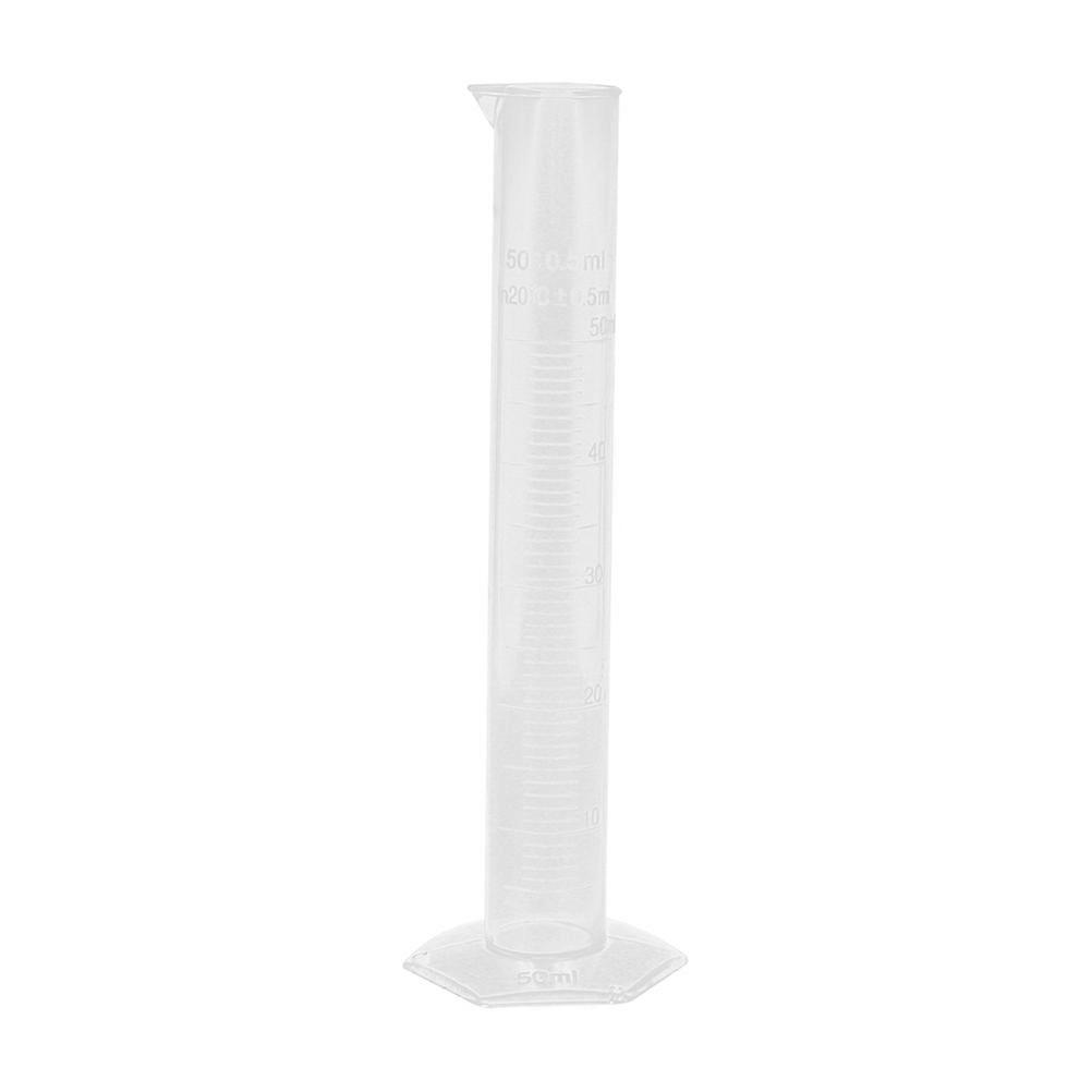 1Pc Plastic Measuring Cylinder Thickened Graduated Cylinder for Laboratory