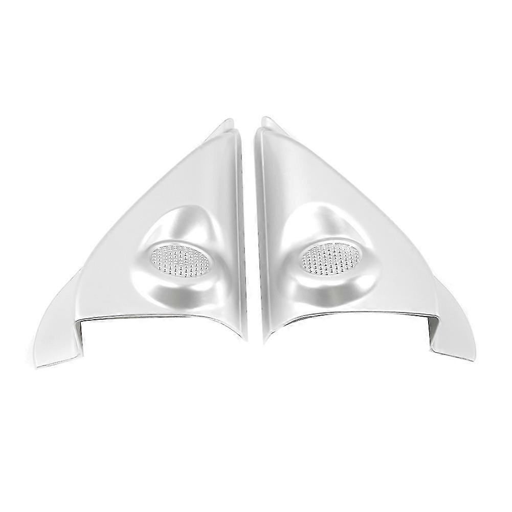 Car Front Door Triangle Frame Trim For Mitsubishi Outlander Silver
