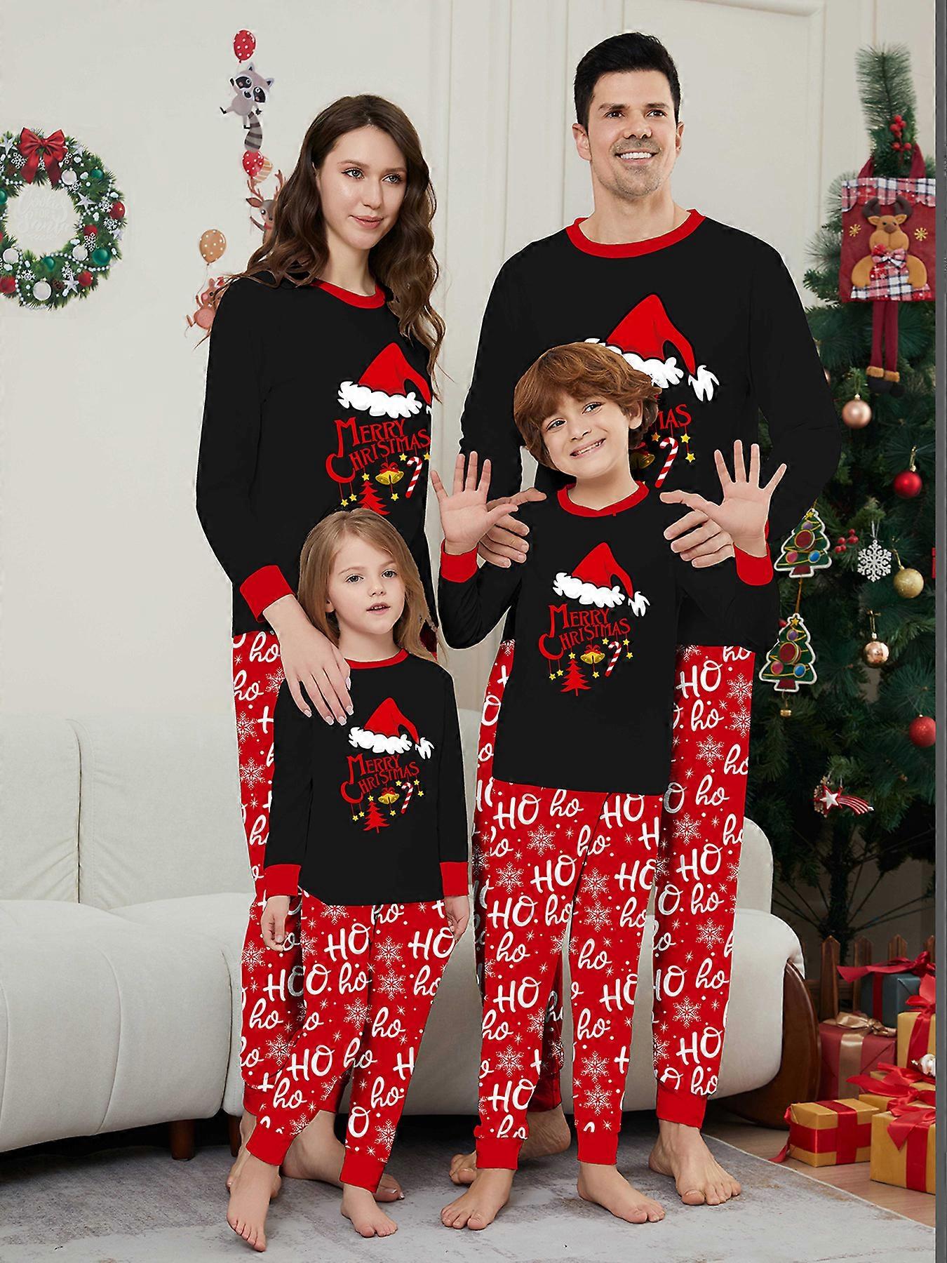 Julpyjamas Familjer Julpyjamasset Pyjamasset för familjer-Style49AS