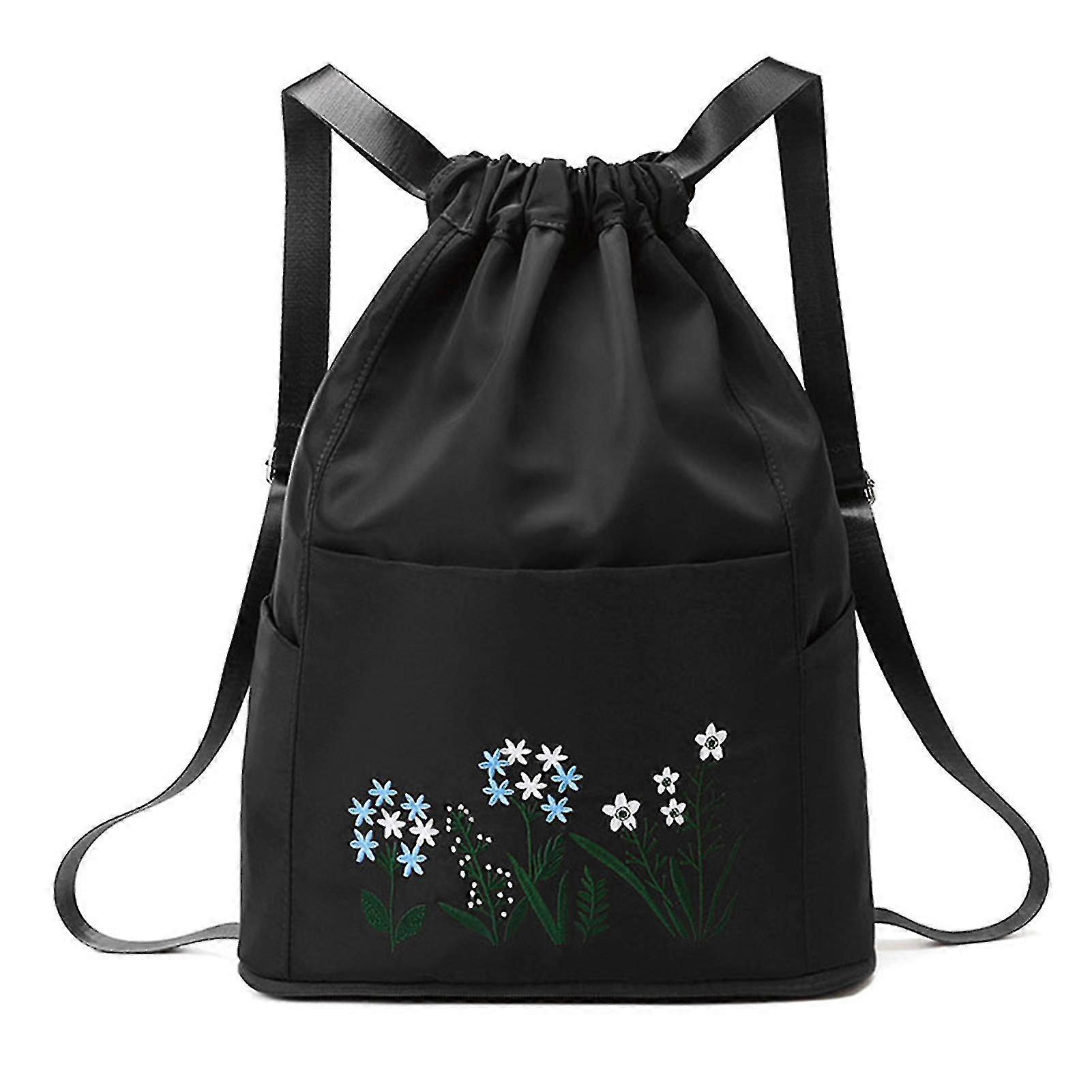 Multifunctional Fitness Travel Bag Large Capacity Foldable Drawstring Backpack