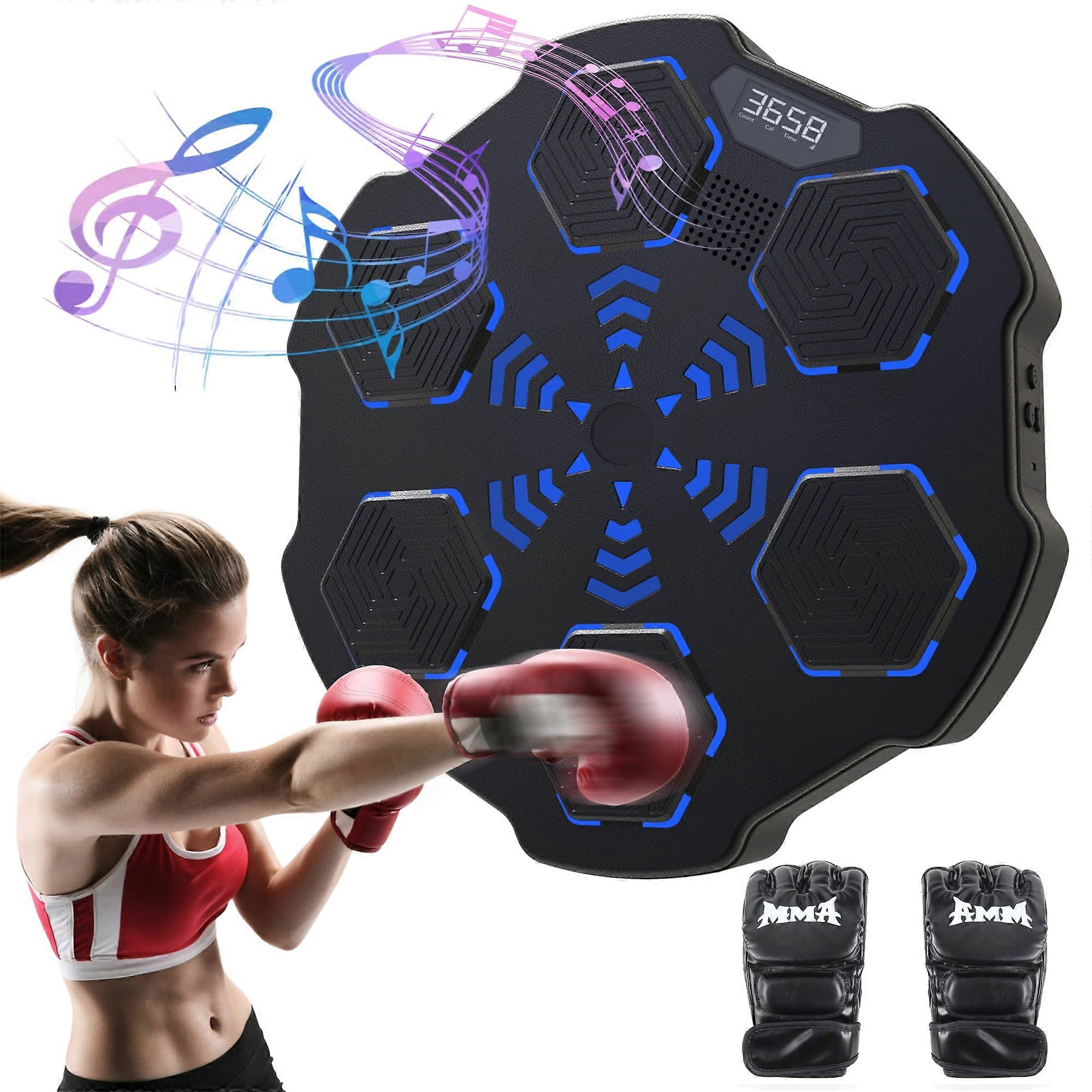 Hudební boxovací stroj Inteligentní box Hudební cvičení stroj Stěna Box Elektronická děrovací podložka Domácí boxerský trénink -GSLA