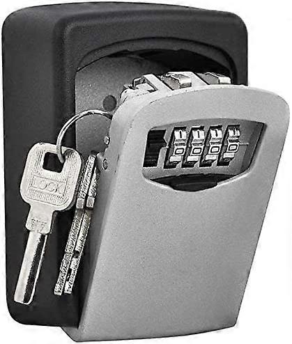 Police High Security Key Box Safe Key Wall Mounted 4 Digit Keys High Security Safe Combination Lock Store Keys
