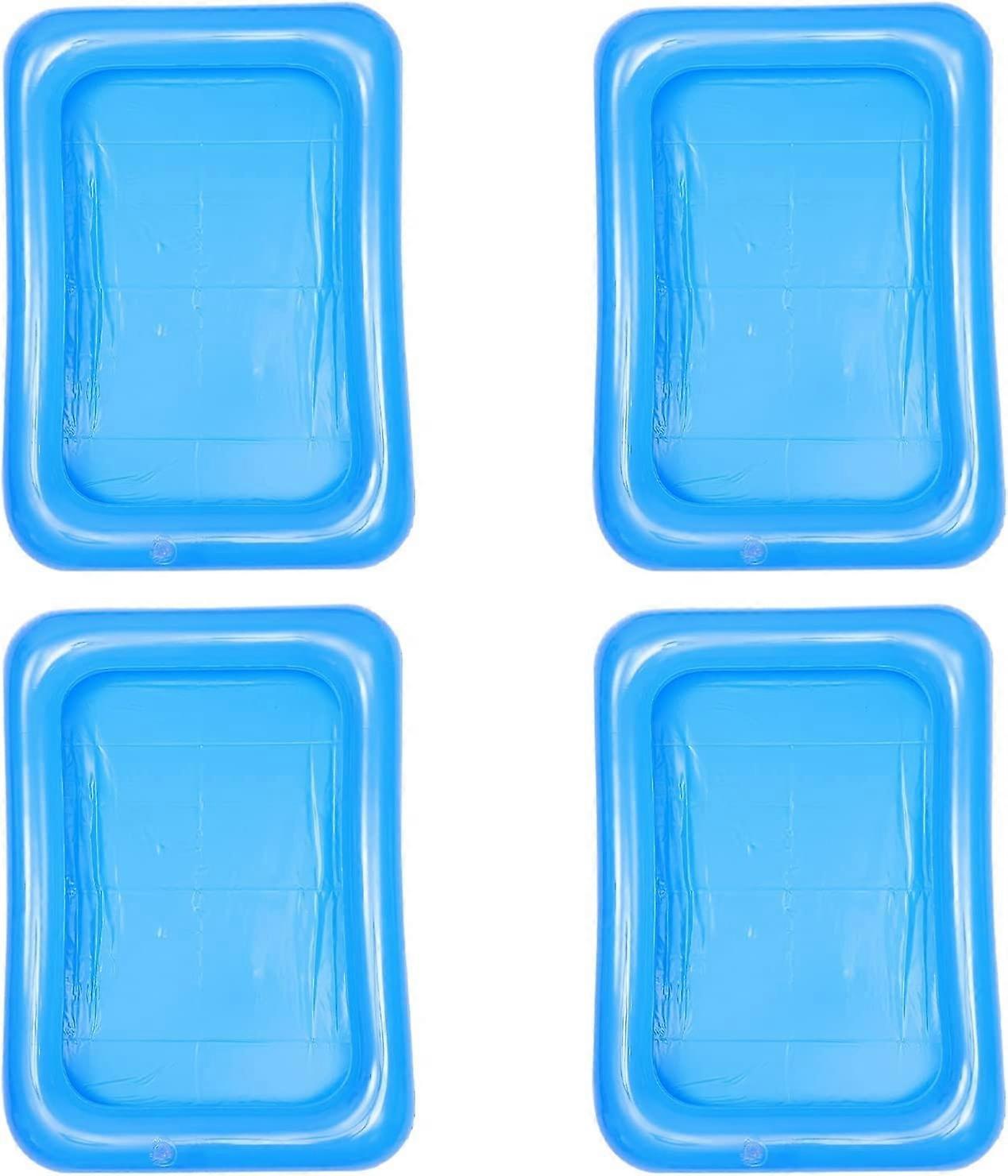 4Pcs Inflatable Serving Bars Inflatable Cooler Ice Buffet Salad Serving Trays