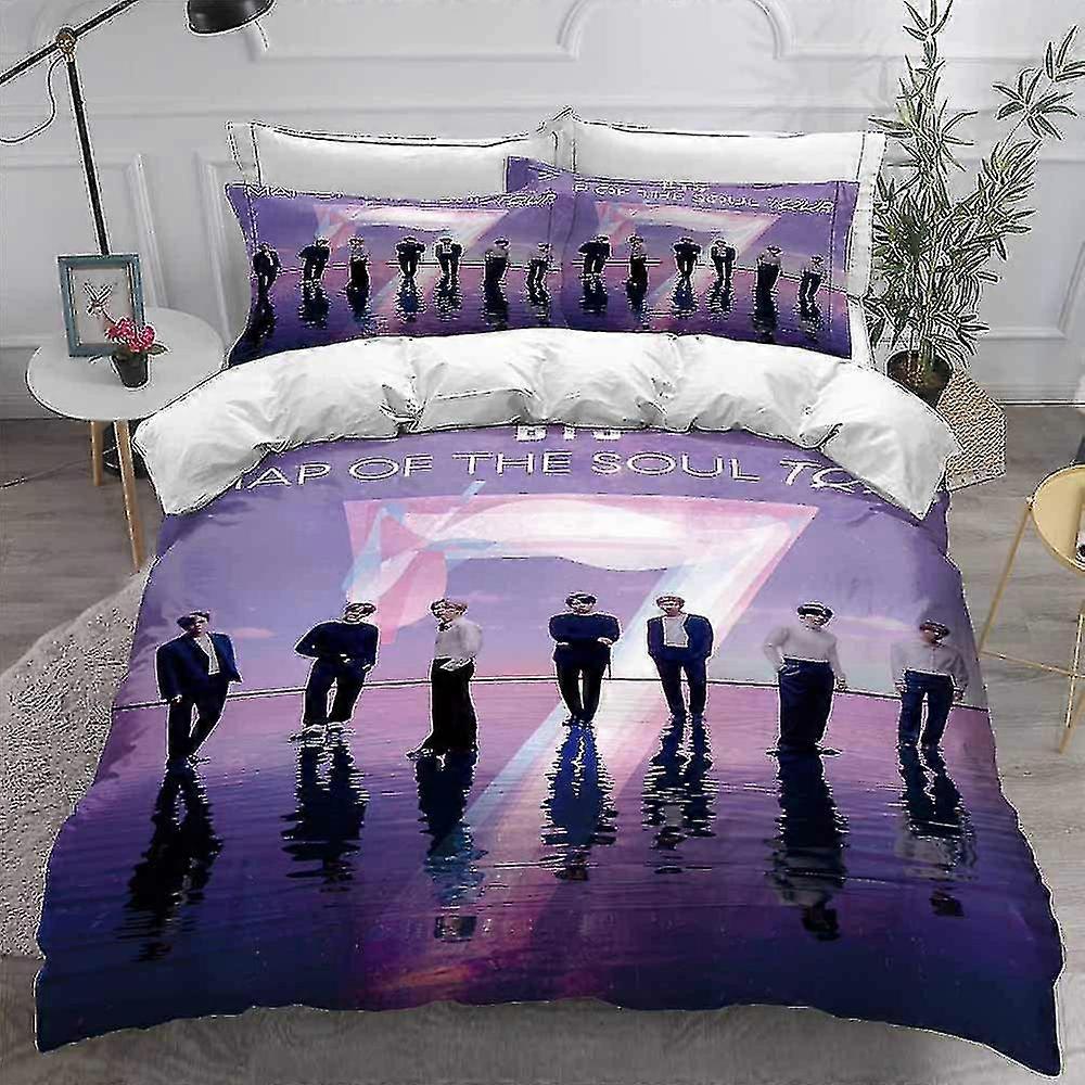 Map Of The Soul Duvet Cover Set Kpop Bts Bedding Sets Piece