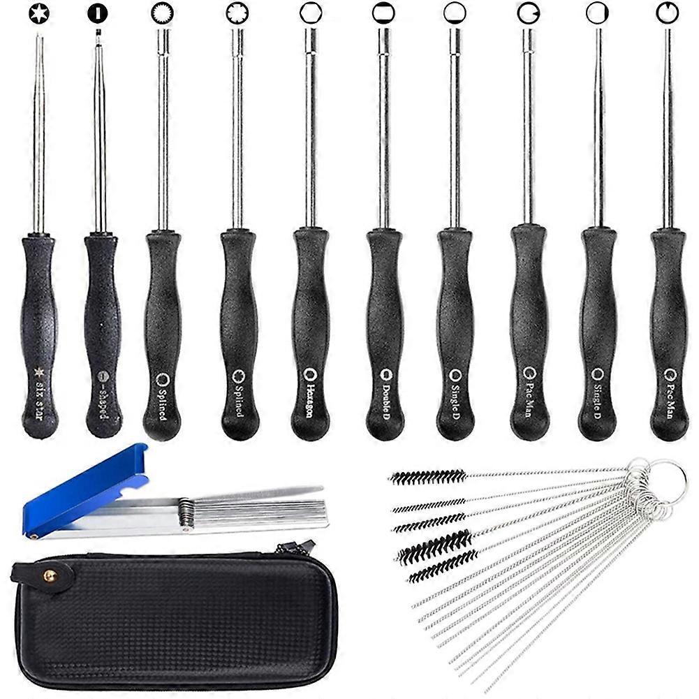 Carburetor Adjusting Tools for 2 Cycle Small Engine Chainsaw Weed Eater Etc with Bag,Brush