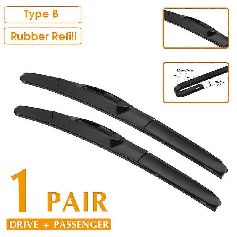 Rubber and silicone car wiper, front windshield wiper blade for TOYOTA RAV4 MK2 2000 - 2005 22 "+ 19", Car Accessories