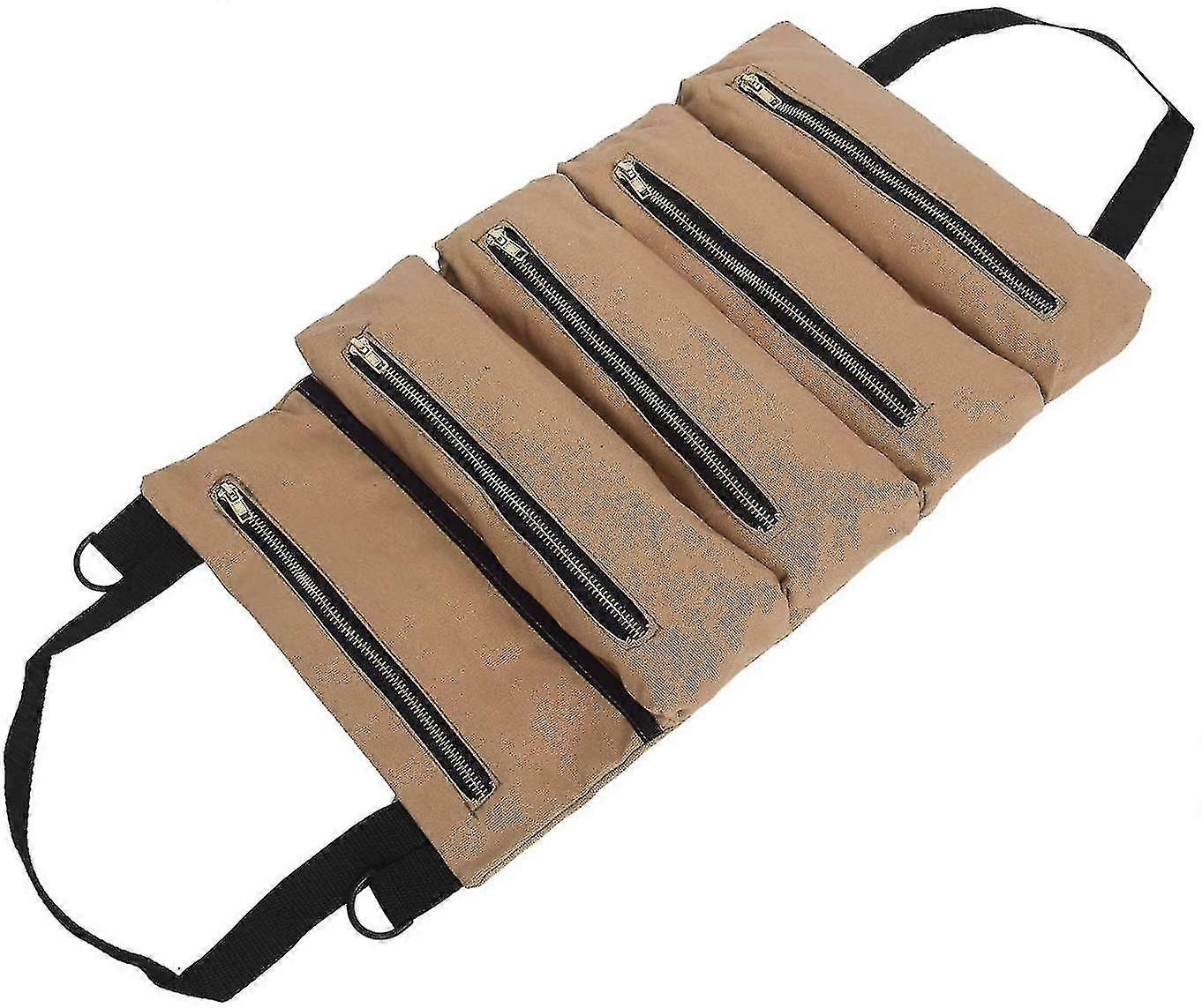 Roll Tool Roll Multi-Purpose Tool Roll Up Bag Wrench Roll Pouch Hanging Universal Car