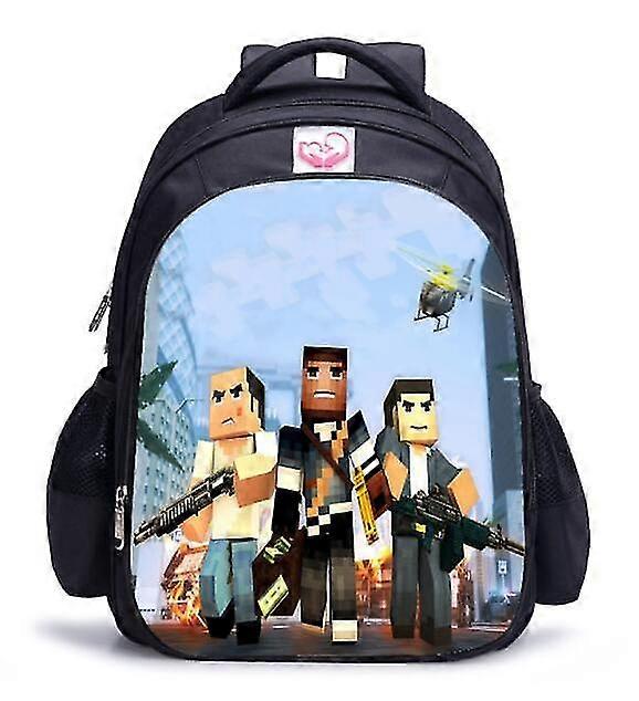 Minecraft vanntett ryggsekk for barn-b