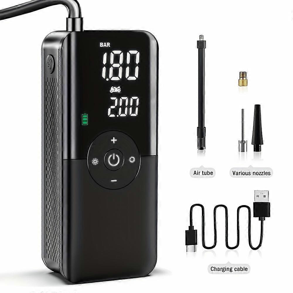 Air Compressor Air Pump, For Car Portable Tire Inflator Electric Motorcycle Pump, Air Compressor, For Car Motorcycles Bicycles, Compressor Air Pump