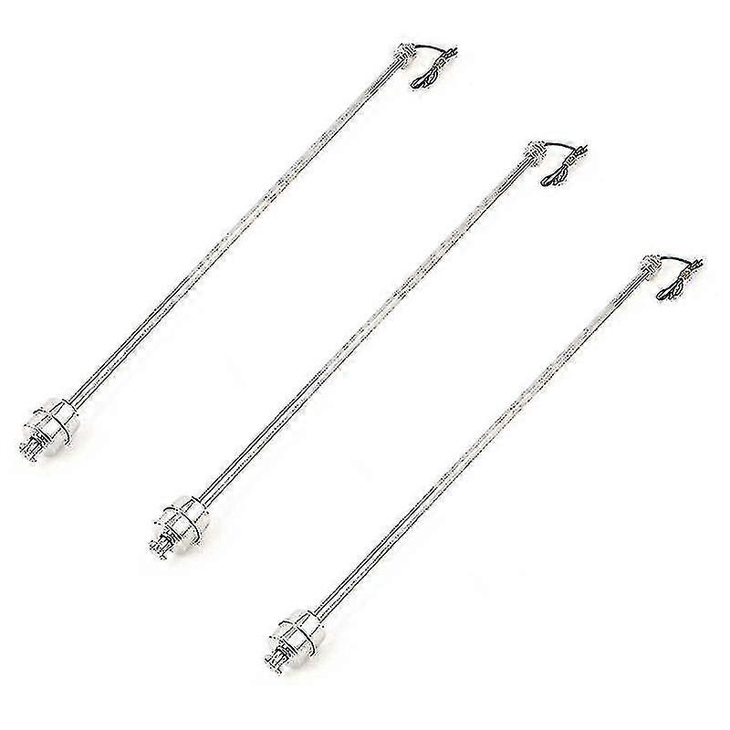 3x 50cm Stainless Steel Water Level Liquid Sensor Vertical Float Switch PXCL