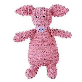 Pig Shaped Corduroy Toys For Dogs