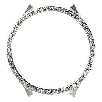 Fashion Single Rows Diamond PC Bumper for Galaxy-Watch 5 Women Bling Thin Cover
